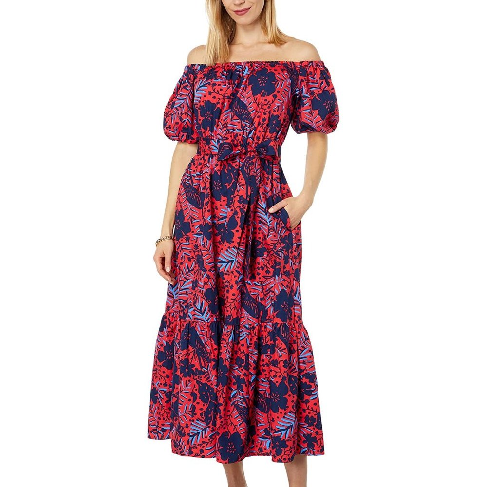 Lilly Pulitzer Tamie Off-the-Shoulder Dress Size XS NWT